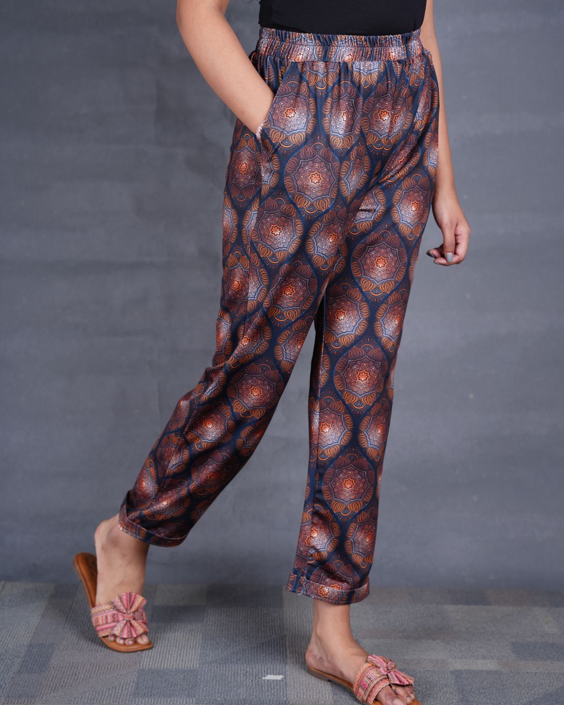 Black Butta Women Printed Pyjamas (Buy 2 Get 400 OFF)