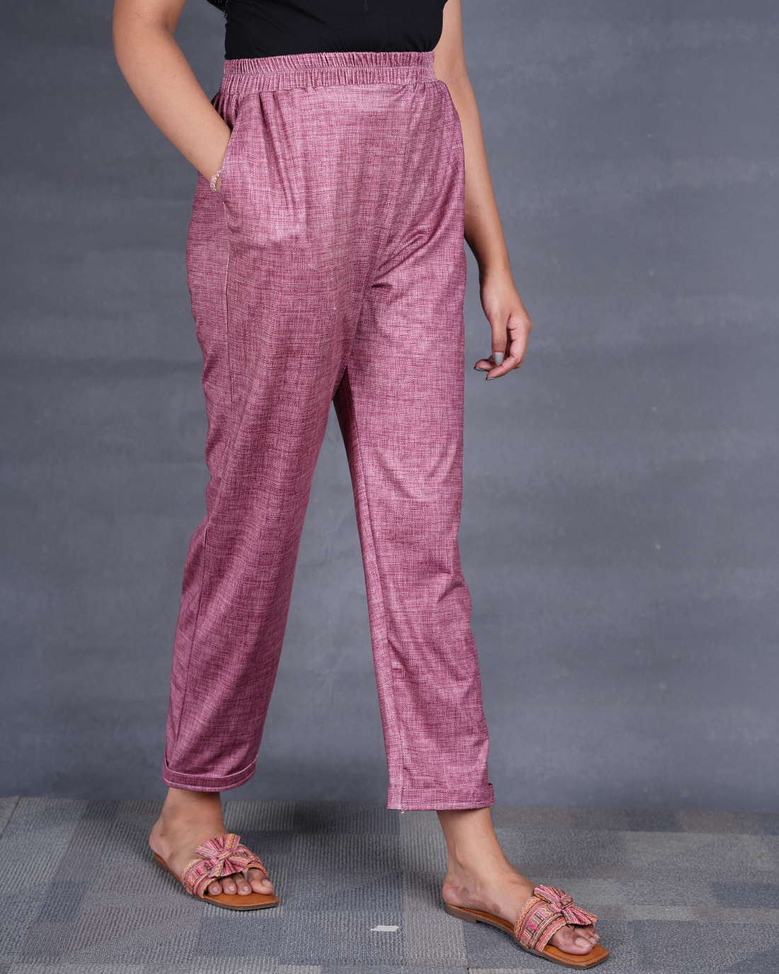 Magenta Juth Women Printed Pyjamas (Buy 2 Get 400 OFF)