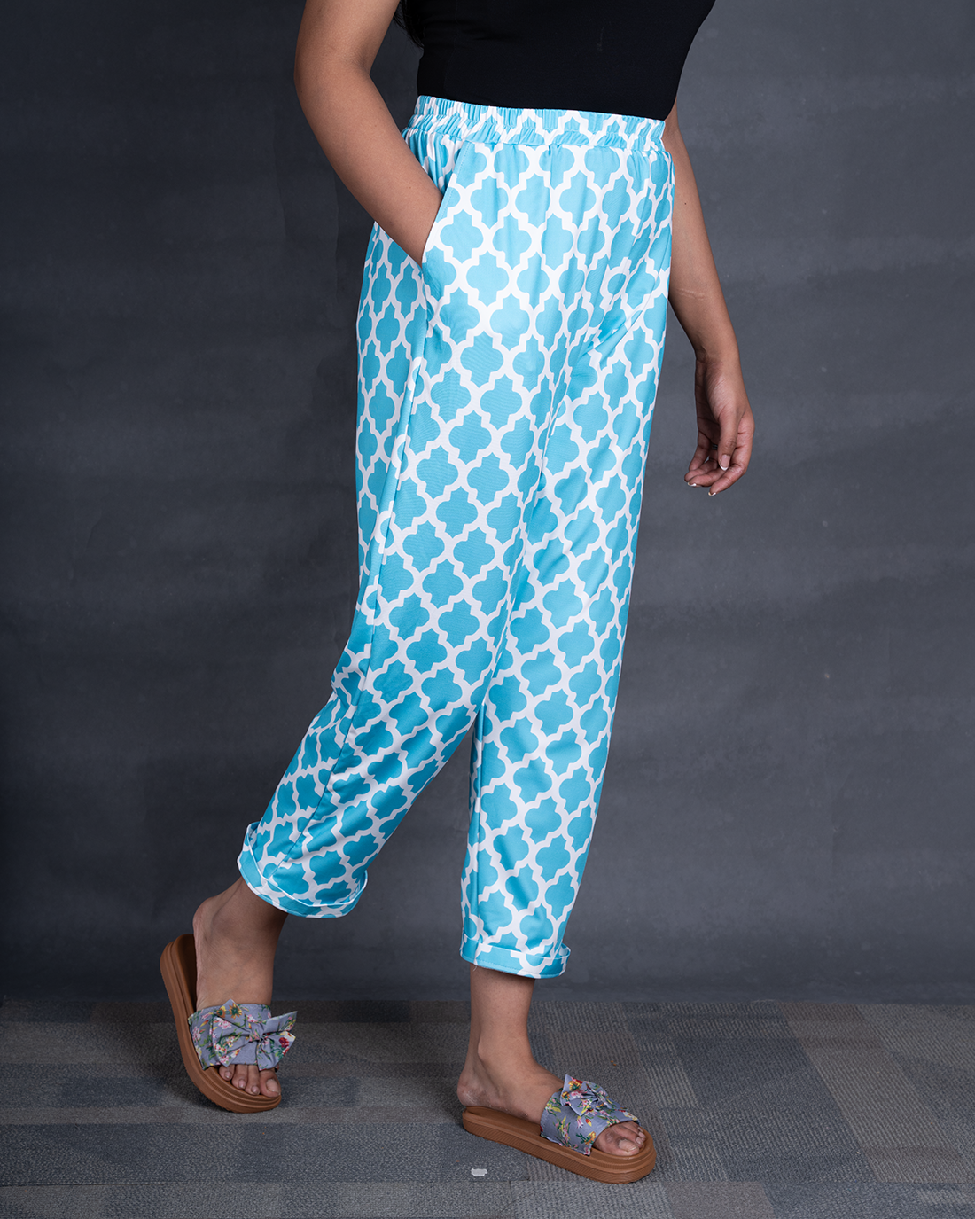 Blue diamond Women Printed Pyjamas (Buy 2 Get 400 OFF)