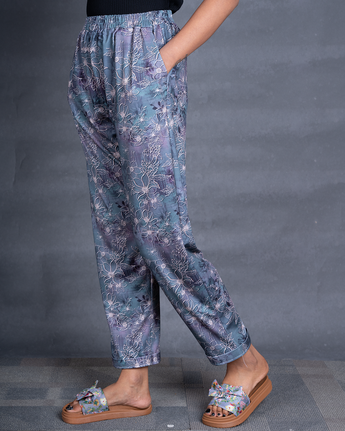 Magical Flowers Women Printed Pyjamas (Buy 2 Get 400 OFF)