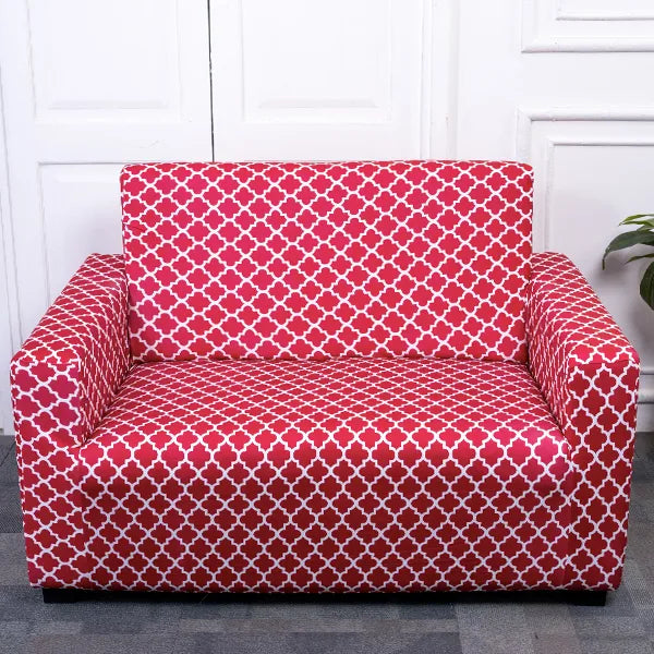 Red Diamond sofa cover 