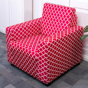 Red Diamond sofa cover 1 seater