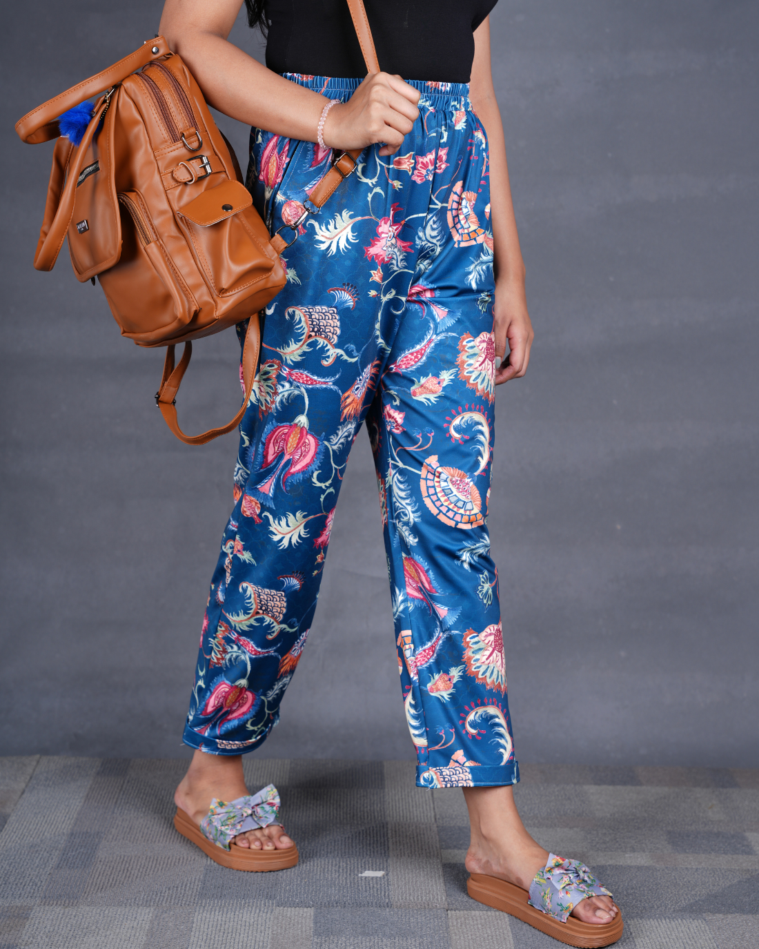 Blooming Ocean Women Printed Pyjamas (Buy 2 Get 400 OFF)