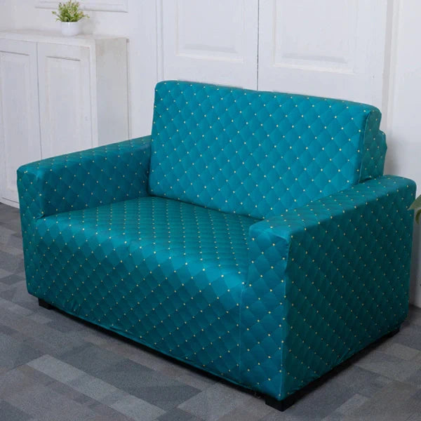 Luxurious Capitone Elastic Sofa Slipcover